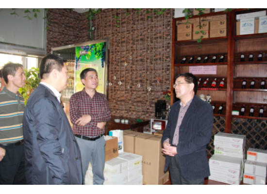 邢臺(tái)開發(fā)區(qū)副書記王憲明來我公司參觀考察